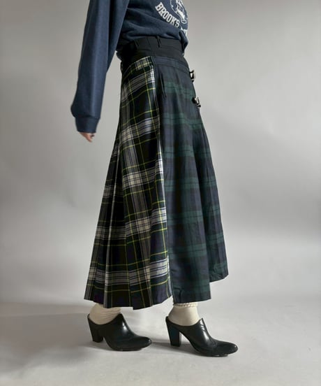 【RE;CIRCLE】 RE Kilt Long Skirt / 260108-006