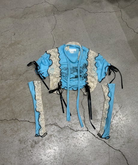【RE;CIRCLE】 RE Mellow Top + Arm + Tie  / 250710-016