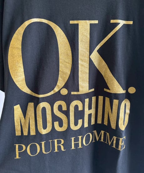 【USED】 Made in USA MOSCHINO Graphic T-Shirt / 260627-026