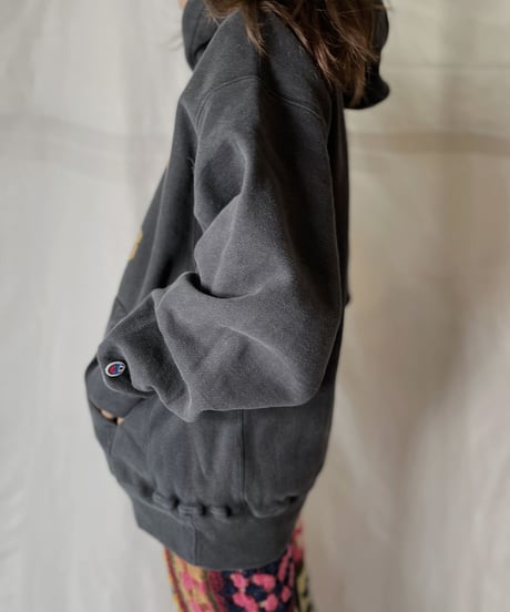 【USED】  Champion Reverse Weave Hoodie CENTRAL ISLIP/210902-025