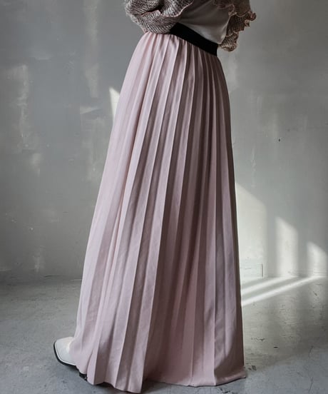 【USED】　Poly Long Skirt①/ 220212-041