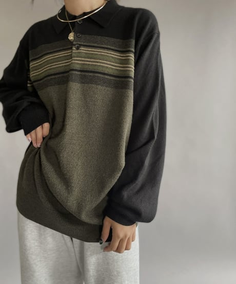 【USED】 Polo Knit / 220903-017