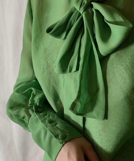 【USED】 See-through Poly Blouse/210331-028