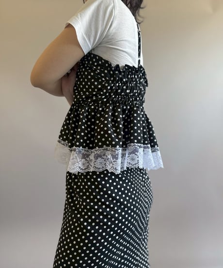【Chinatsu Aoyama】 RE Ribbon Camisole Top / 260402-009