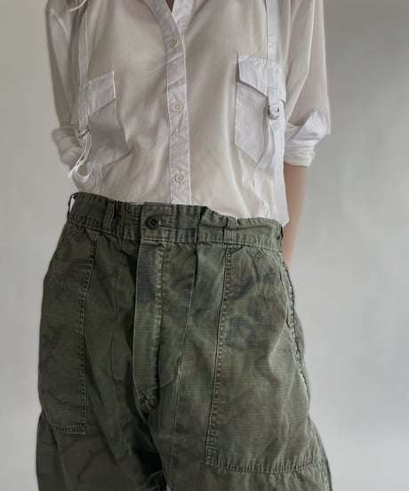 【USED】 Army Camouflage Pants / 220604-014