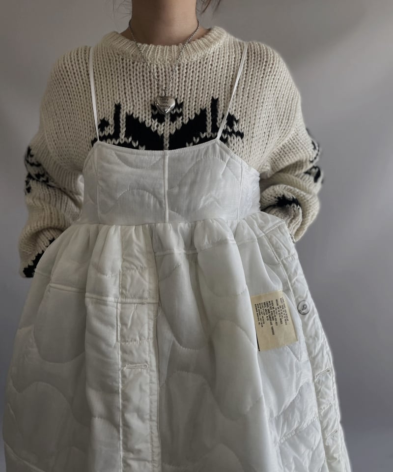 RE;CIRCLE】 RE Liner Camisole One-piece Long Wh