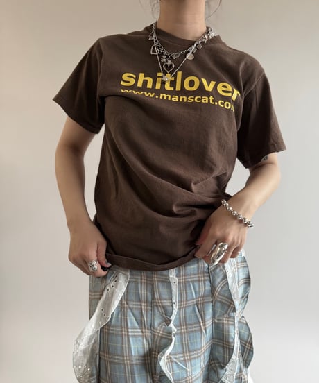 【USED】 Fruit of the Loom Shitlover T-Shirt /250510-097