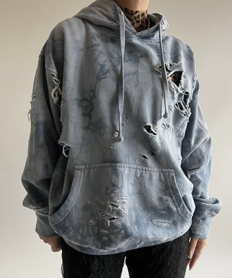 【USED】 Over Dyed Damage Parker /250301-004