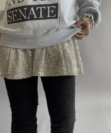 【USED】 Spangle Mini Skirt/ 240914-021