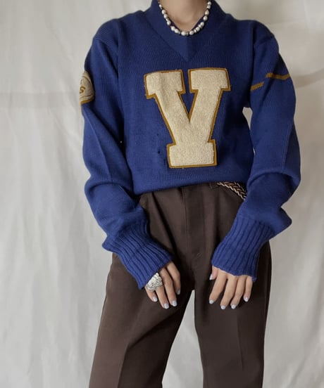 【USED】  Knit L/S Top V/211014-061