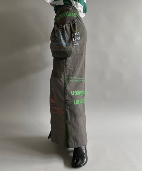 【RE;CIRCLE】RE Eco-Friendly Bag Beit Bag Skirt Dyed Gray / 240613-028