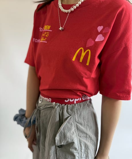【USED】 RESIZED GILDAN McDonald's T-Shirt / 250802-019
