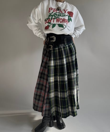【RE;CIRCLE】 RE Kilt Long Skirt / 250102-007