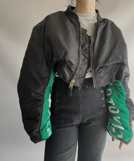 【RE;CIRCLE】 RE MA1×Soccer Muffler Short Jacket / 240118-014
