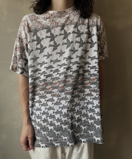 【USED】  M.C.Escher Art T-Shirt /230731-004