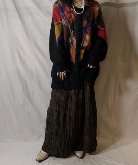 【USED】  Mohair Cardigan①/210303-022