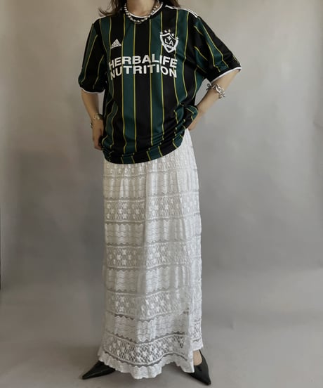 【USED】    adidas LA GALAXY Game Shirt / 230610-019