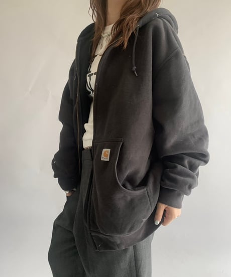 【USED】  Carhartt Zip Up Parker /241109-031