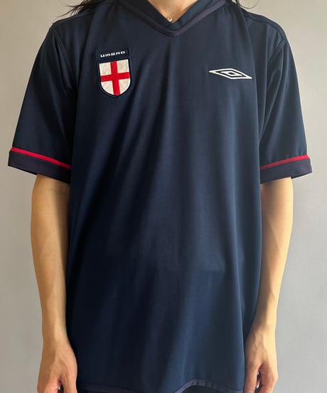 【USED 】UMBRO ENGLAND Soccer Shirt /240603-053