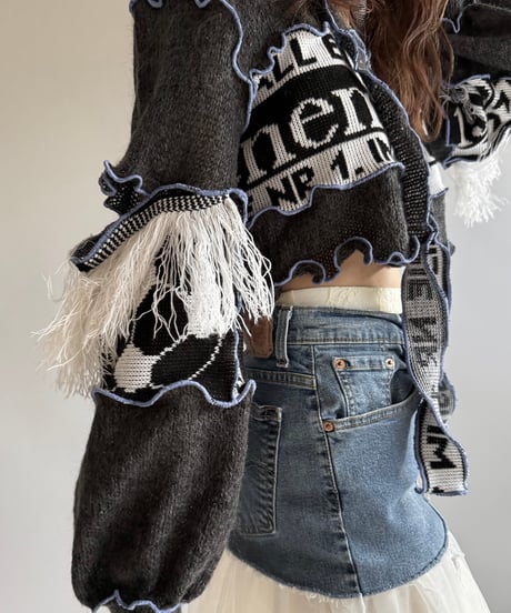 【RE;CIRCLE】 RE Mellow Knit Top + Muffler  /  241226-012