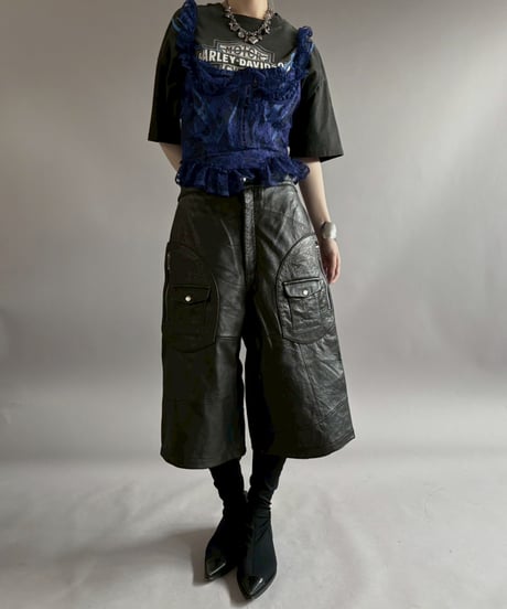 【RE;CIRCLE】 RE Leather Shorts / 260507-003