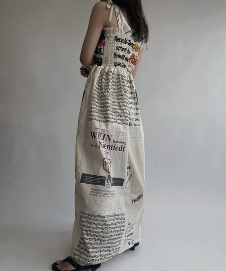 【RE;CIRCLE】 RE Eco-Friendly Bag Camisole One-piece / 220804-023