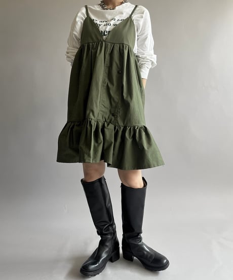 【RE;CIRCLE】 RE ARMY Back Lace Up Camisole / 250508-004