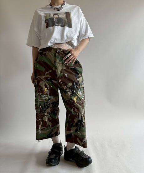 【USED】 Fruit of the Loom Person Print T-Shirt / 250719-011