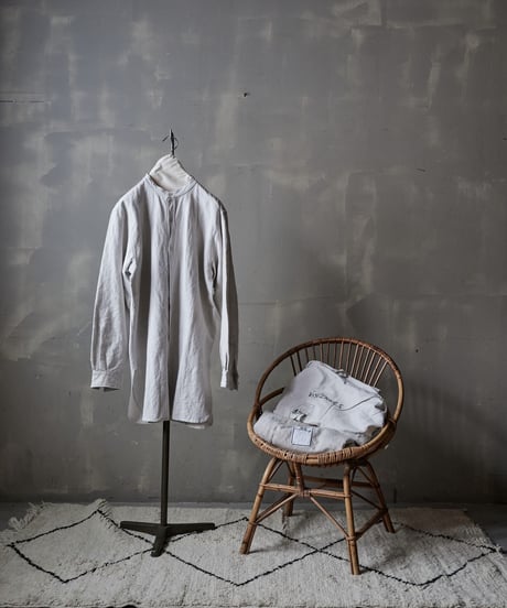 【RE;CIRCLE】 RE 1950s Flench Linen Shirts / 221031-003