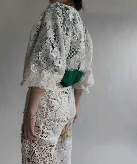 【RE;CIRCLE】 RE Crochet Lace Bolero / 220526-034