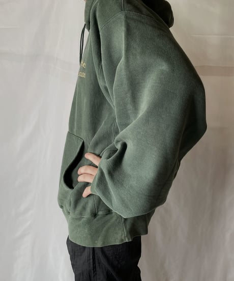 【USED】  Champion Reverse Weave Hoodie Tuche Real Estate/210902-039