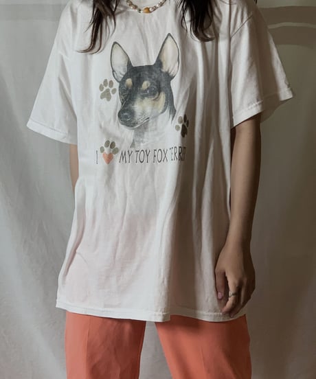 【USED】S/S T-shirt DOG 12/210604-048