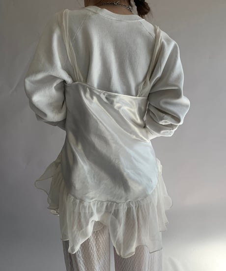 【USED】 Lace Patterned Camisole Slip Top/241124-018