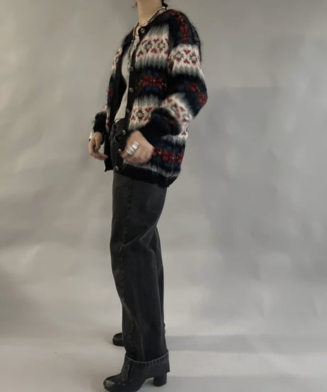 【USED】 Mohair Tirolean Knit Top /240120-005