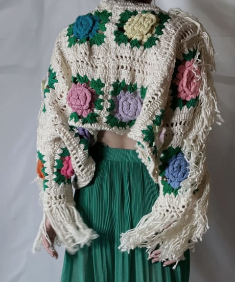 【RE;CIRCLE】 RE Granny Knit L/S Top/210917-001