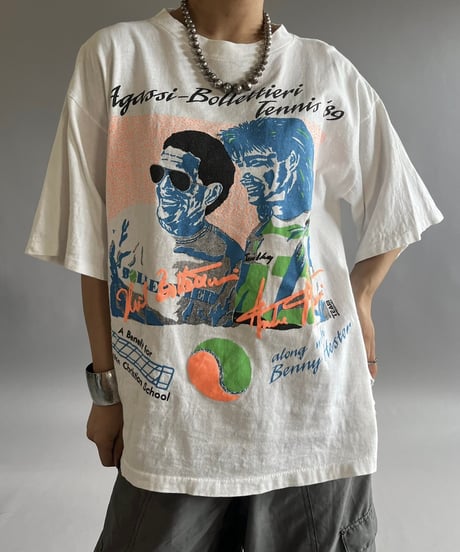 【USED】 90'S Tennis T-Shirt /240824-025