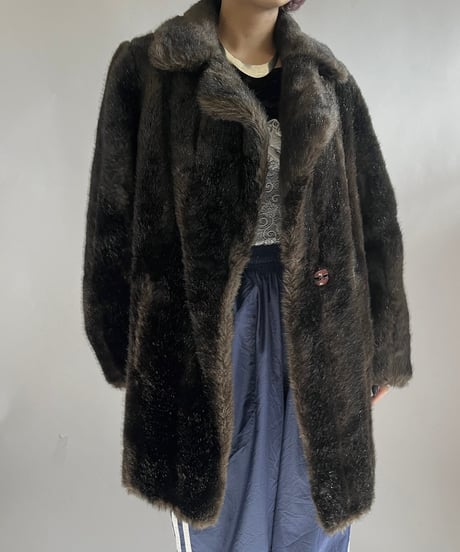 【USED】  Fake Fur Jacket /241221-016