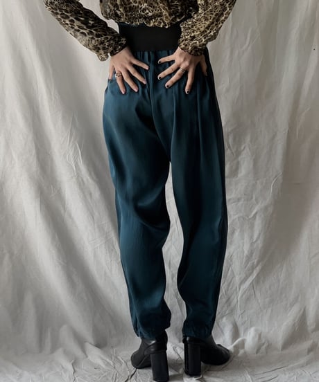 【USED】Satin Easy Pants①/210217-049