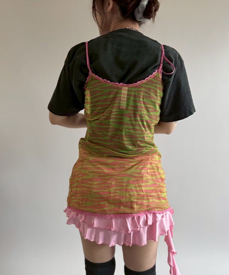【USED】 Pattern Camisole Top /250510-076