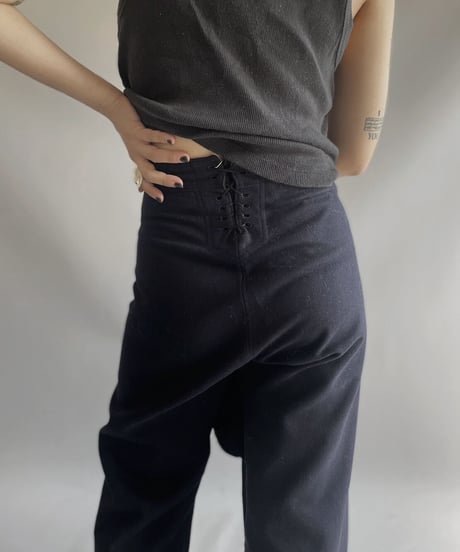 【USED】 Wool Sailor Pants / 231028-014