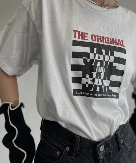 【USED】 T-shirt "Jail-A-Thon For The American Cancer Society" / 220827-008