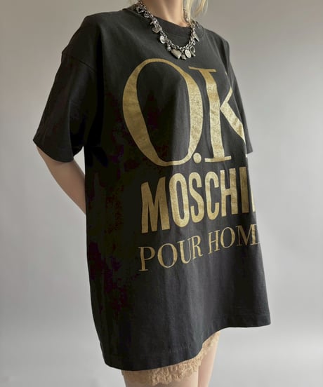 【USED】 Made in USA MOSCHINO Graphic T-Shirt / 260627-026