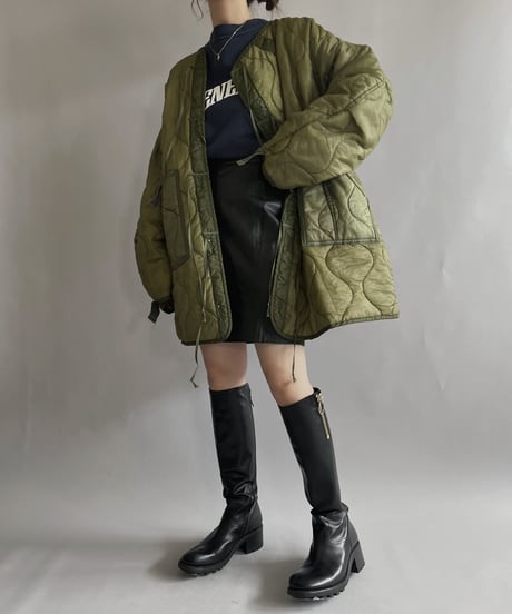 【USED】  Leather Skirt / 220926-011