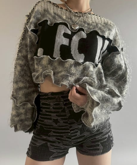 【RE;CIRCLE】 RE Mellow Mohair Knit Top/  251023-035