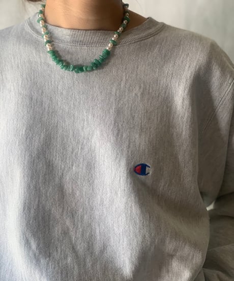【USED】90's USA Champion Reverse Weave Sweat One Point /210213-005