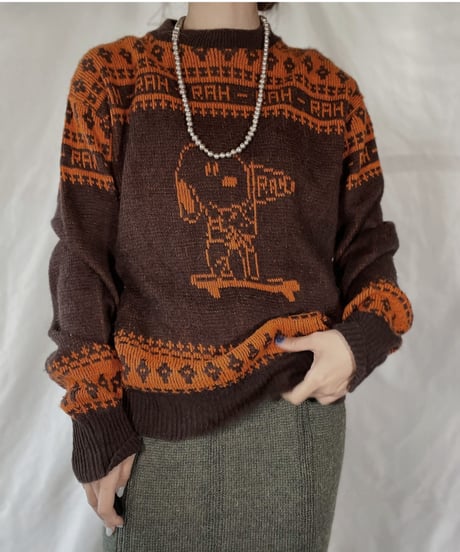 【USED】   Knit L/S Top /211216-026