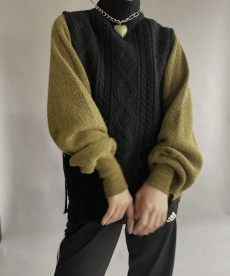 【USED】  Brentwood Sportswear Alpaca Knit Cardigan / 230202-021