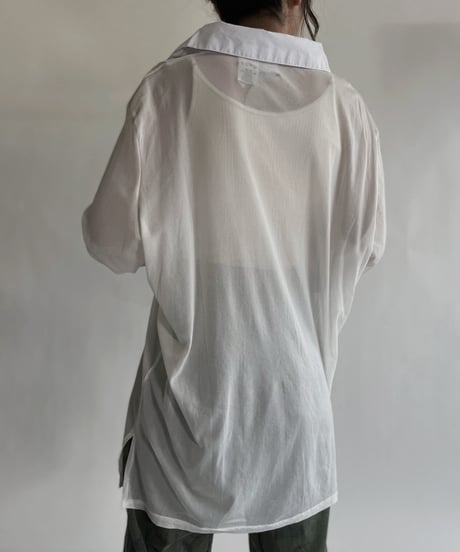 【USED】 See-through Long Sleeved Shirt / 220604-013