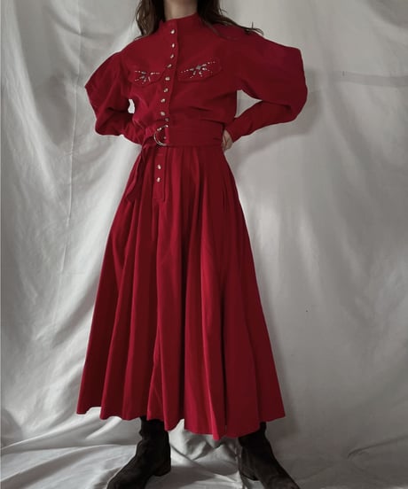 【USED】H BAR C Corduroy Dress / 220107-001