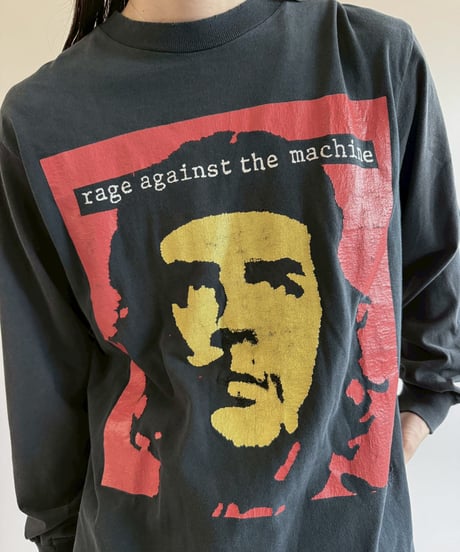 【USED】 90's  RAGE AGAINST THE MACHINE Docking Sleeve L/S T-Shirt /250621-048